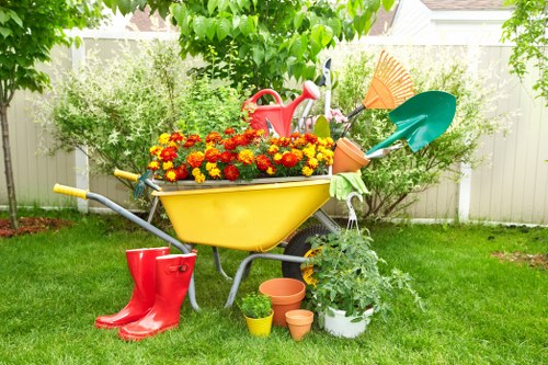 Gardener performing seasonal maintenance in Haringey